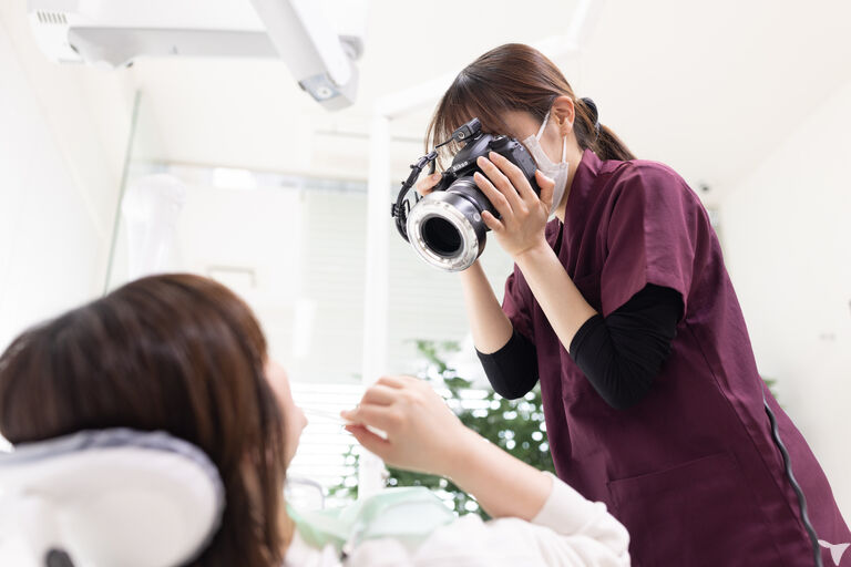 診療中も穏やかな雰囲気