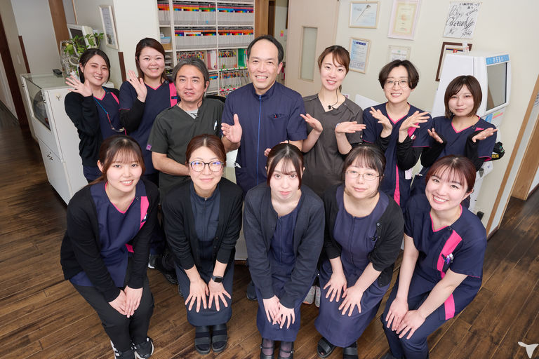 先輩が優しく丁寧に指導