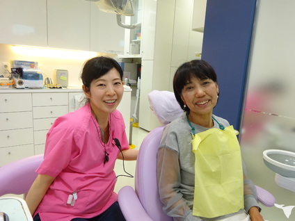 メンテナンスの患者様です