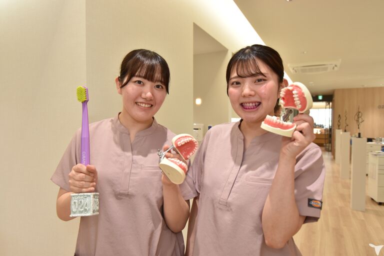 先輩が丁寧に指導致します