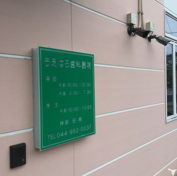 玄関先看板