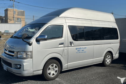 往診車両で大型のものです