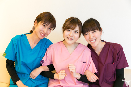 楽しく働きましょう。