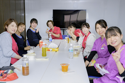 専用の休憩スペースあり♪