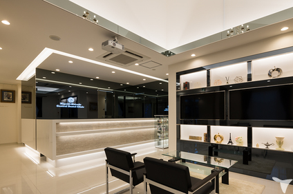 分院の受付・待合室