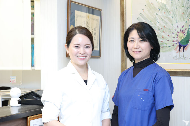 代診（矯正医）と院長