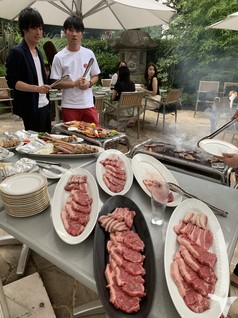 夏の納涼会BBQ