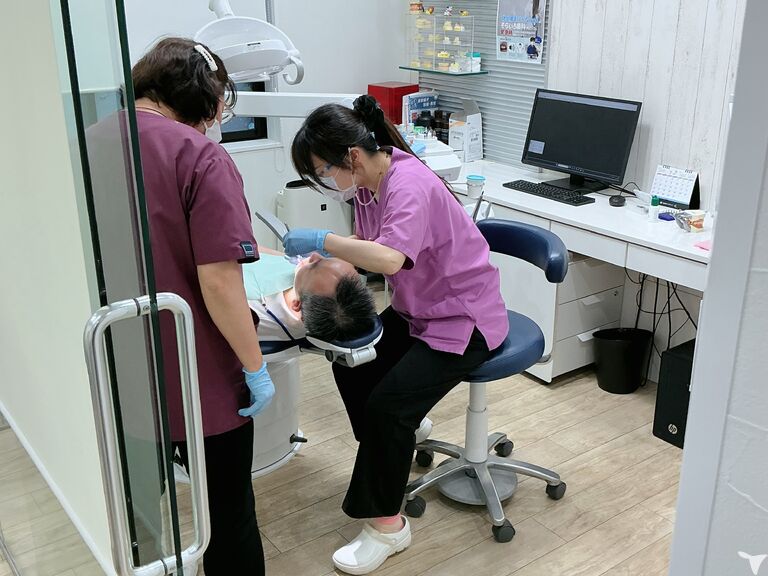 新人アシスタント指導風景