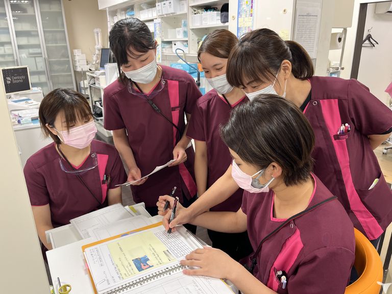 先輩がたくさん