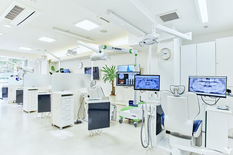 白を基調とした診療室♪
