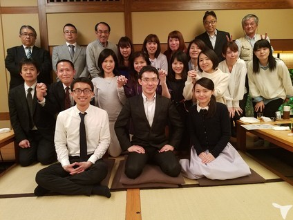 新入社員歓迎会での一コマ