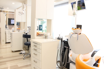 明るい院内です。