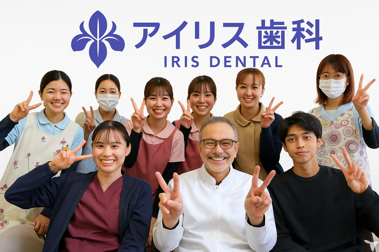先生とスタッフの雰囲気