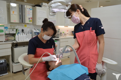 先輩DHがしっかり指導♪