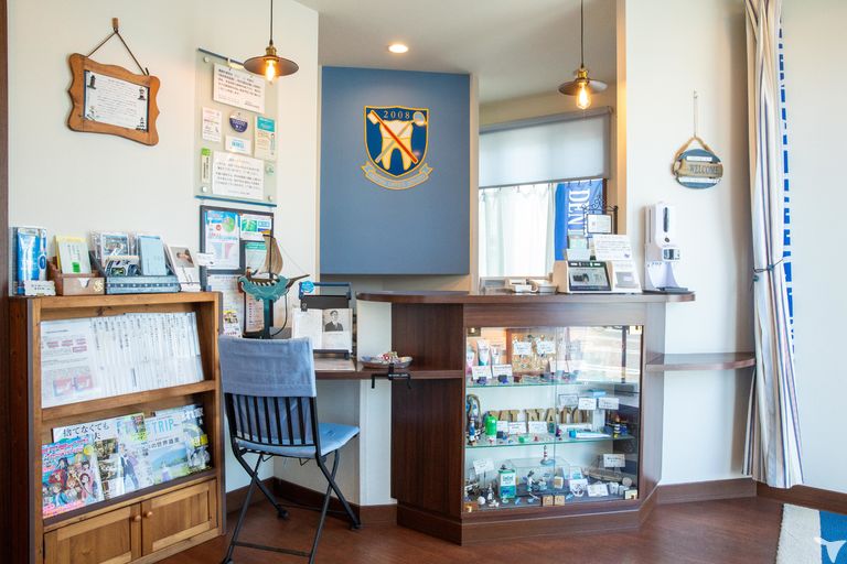 受付カウンター