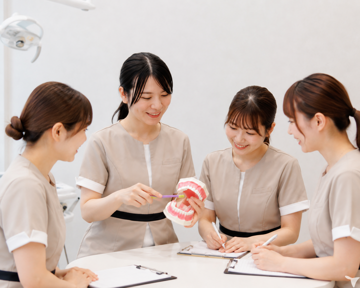 先輩DHが丁寧にサポート