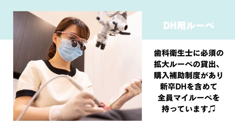 歯科衛生士用ルーペ