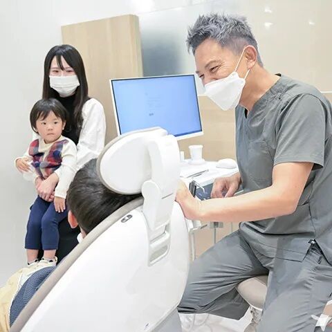 小児診療の様子