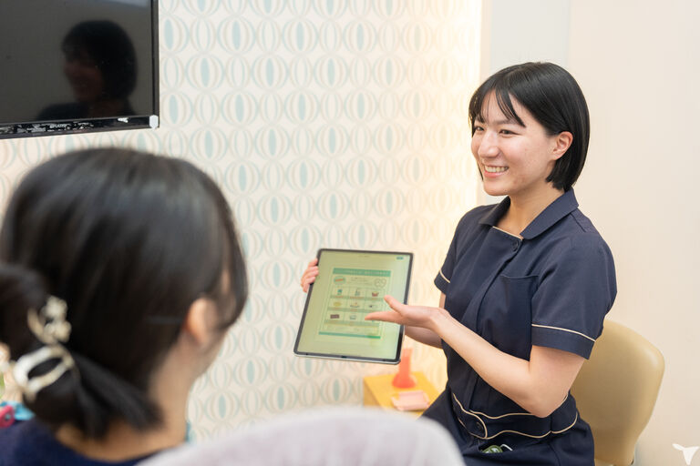 栄養相談の様子