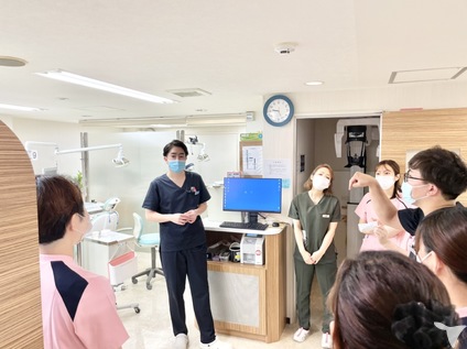 朝礼の様子