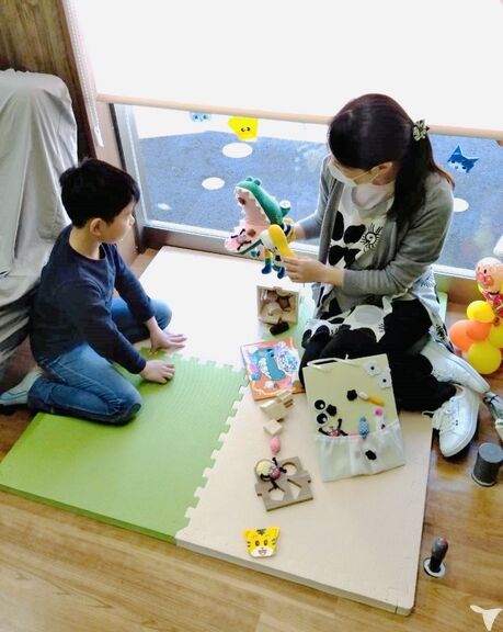 パペットを使った導入方法